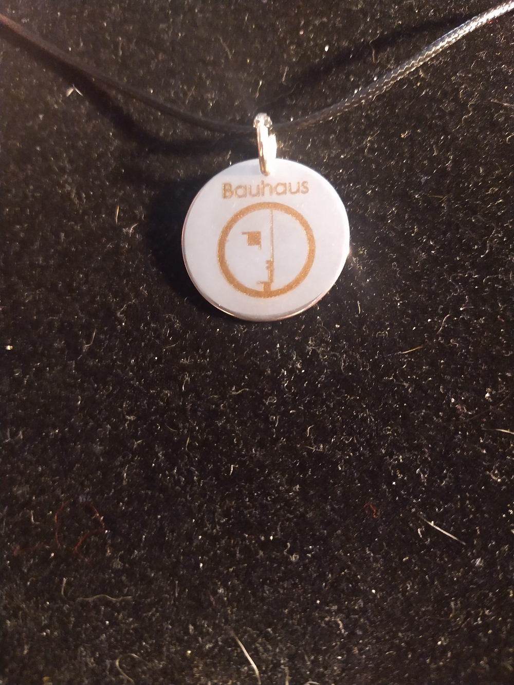 Bauhaus Disk Pendant Necklace